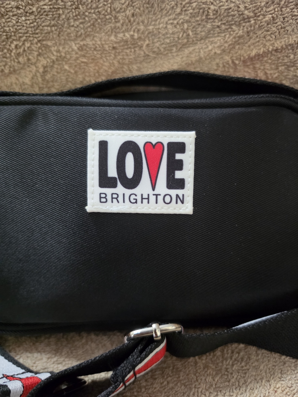 Brighton Love Essentials Black Crossbody Bag with Heart Strap - Picture 2 of 13